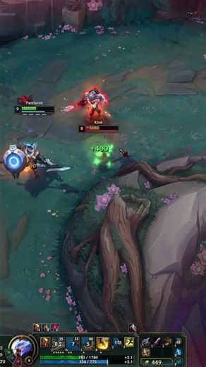 Close 1v1 with Kled #leagueoflegends #pantheon