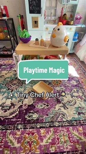 “Little chefs, get ready—this mini kitchen island is everything!” #kitchentoy #kidstoys #roleplay