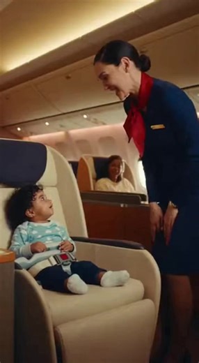 4.8K views · 56 reactions | "Baby Asks Flight Attendant to Dance... She Actually Does! ✈️ | cool baby | Facebook