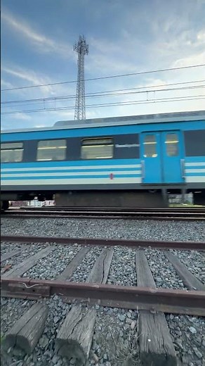 Tren General roca de Trenes Argentinos llegando a Glew Bs As