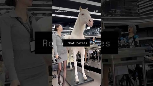 Realistic Robot Horse: Amazing Animatronic Technology