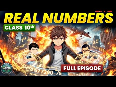CLASS 10 CH--REAL NUMBERS IN ONE SHOT COVERED ALL THING +Tricks 🙏✏️✏️live!!