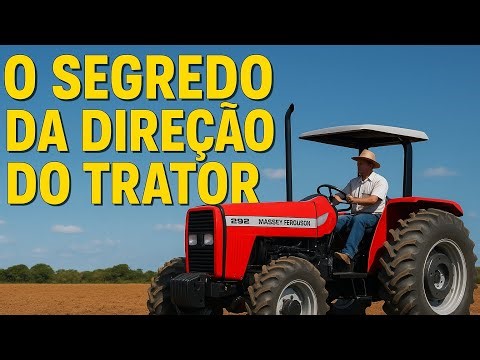 O SEGREDO do SISTEMA DE DIREÇÃO que faz o trator VIRAR CERTO! VEJA AQUI MASSEY FERGUSON
