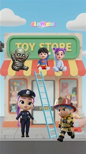 rescue firefighter #shorts #funny #animation