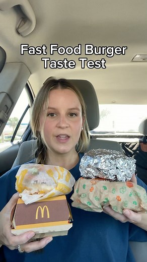 1.1M views · 1.7K reactions | What’s your favorite cheeseburger? #burger #cheeseburger #fastfood #fastfoodlife #foodie #tastetest #mukbang #foodreview #foodtiktok #eatwithme #culvers #mcdonalds #burgerking #fiveguys #foodporn #foodblogger #foodstagram #foodgasm #foodgram #reels #reelsinstagram | Kayleigh L’Eon | Facebook