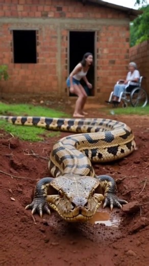 Terrifying Snake Attack 😱 Giant Boa Strikes Suddenly | Horror Shorts 🐍