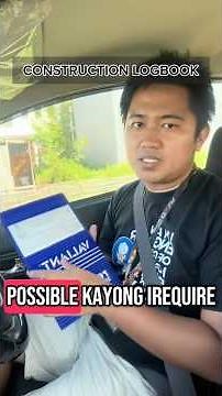 Construction Logbook | Construction Tips Ep. 43 #construction #kaconstruct #fyp #subscribe