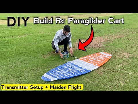DIY RC Paraglider Cart Build & First Flight!