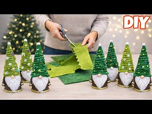 Amazing Way to Make Christmas Gnomes 🎄/ Easy DIY Christmas Decor