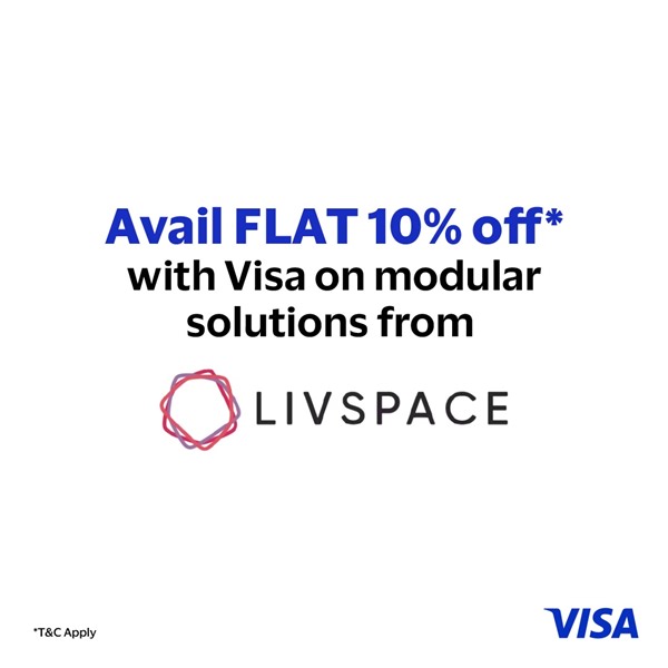 3 comments | Transform your office space with efficient modular solutions from Livspace. Get a flat 10% discount* on paying with Visa. ​ Visit: https://www.visa.co.in/en_in/visa-commercial offers/livspace/153528​ *T&C Apply ​ #PayWithVisa | Visa | Facebook