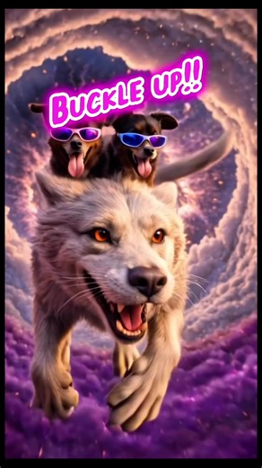 Australian Shepherd Discovers Interdimensional Tennis Portal