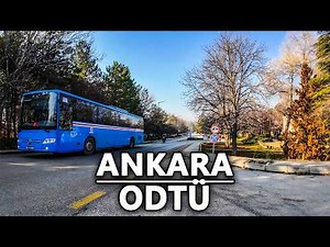 ODTÜ Yürüyüş Turu | 4K Walking on ANKARA's best University Campus