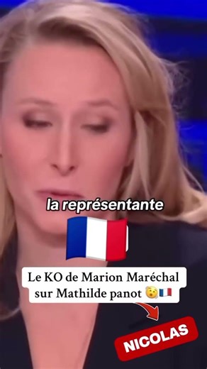 Marion Maréchal-Le pen VS Mathilde Panot