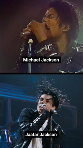 Michael Jackson vs. Jaafar Jackson: Bad (Live) #shorts
