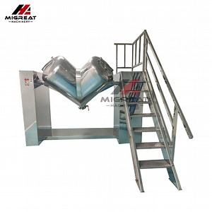 [Hot Item] Innovative Seasoning Spice Herbal Powder Mixing Machine Rotary V Shape Mixer