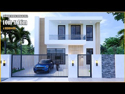 Modern House Design | 10m x 16m | 4Bedrooms