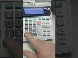 Programare ora/data la casa de marcat Datecs Dp-25