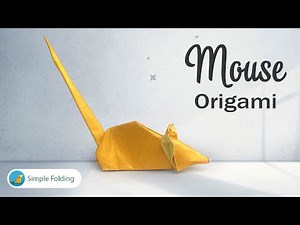How to make Origami Rat | Easy Origami Mouse