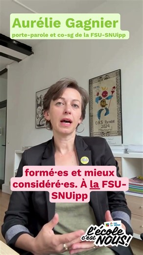 🛑 "L'école inclusive ne pourra pas se faire sans les AESH."