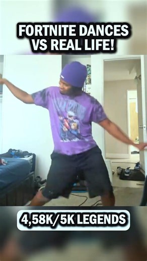 Fortnite Dances vs Real Life 💃 #fortnite #shorts