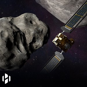 NASA plans to crash a $330m spacecraft into an asteroid to change its course. | Hashem Al-Ghaili