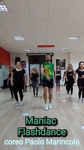 80s Flashdance Maniac Dance Choreography