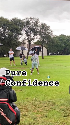 Pure confidence 💥 Mnqobi smashes a drive at SA Big 5 🇿🇦⛳