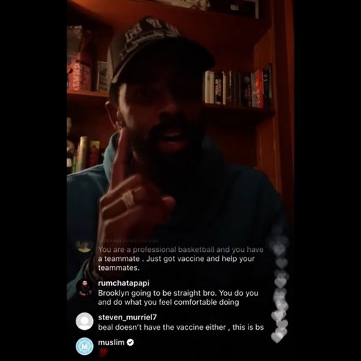 36K views · 677 reactions | The first 19 minutes of Kyrie Irving's IG Live session about his current situation, being unvaccinated, media reports, etc. | Ballislife | Facebook