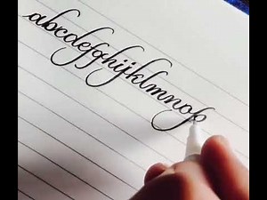 Caligrafía cursiva fácil