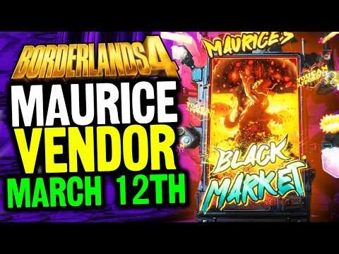 Maurices BLACK MARKET Vendor Guide - March 12th 2026 (Borderlands 4 Guide)
