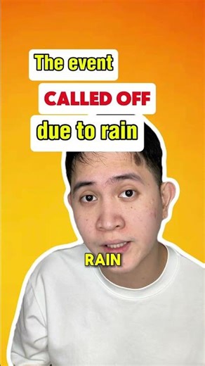 Phrasal Verb: “Call off” #englishforbeginners #english