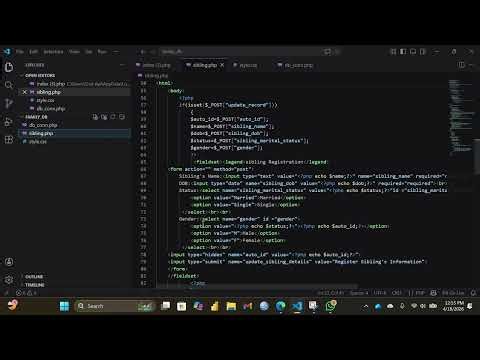 How to update in both html & php automatically