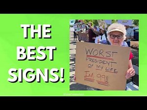 The Best "No Kings" Protest Signs