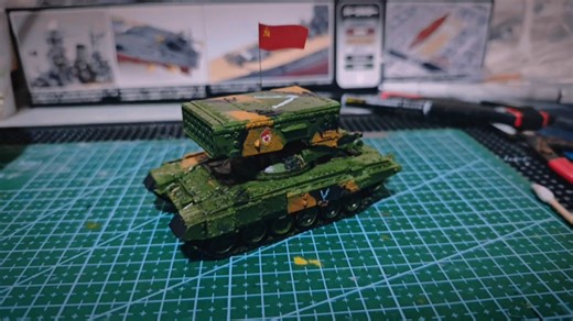 4d新品 tos1丙烯手涂上色练习