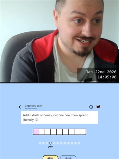 Minute Cryptic - Jan 22, 2026 #crypticcrossword #minutecryptic #puzzle