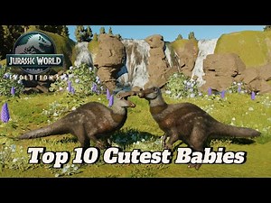 TOP 10 Cutest BABY Dinosaurs | JWE3 | Interactions with Siblings