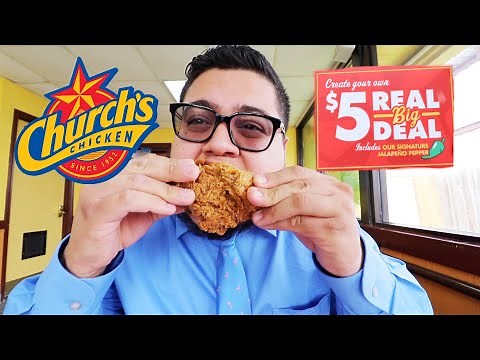Church's Chicken $5 Real Big Deal is Back! - Fast Food Review - Full Nelson Eats A Lot