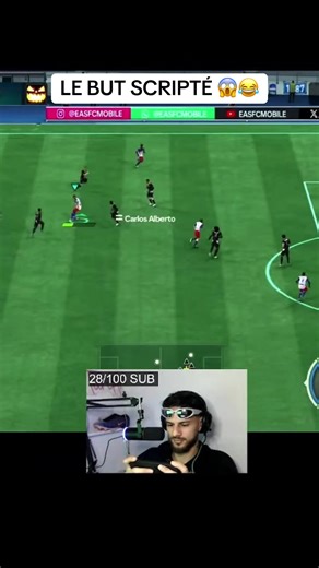 Le but scripté 🤣 #fcmobile #fifa #foot #fcmobile24 #fc26