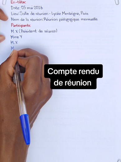 Compte rendu de réunion pédagogique : exemple et modèle clair