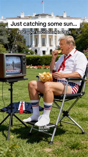 Just another peaceful lunch break checking the news 🍿 #lunchbreak #memes #politicalhumor #funnyvideo #worldnews