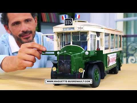 Maquette du Bus Renault TN6 C2 (Belgique) 20s | Hachette Collections