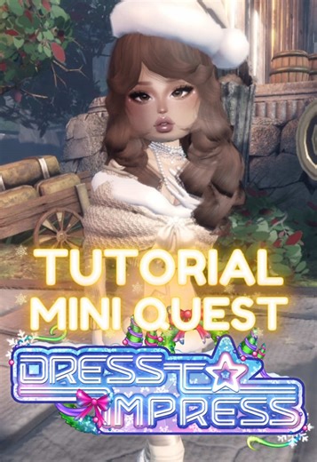 TUTORIAL ON HOW TO DO THE NEW MINI QUEST IN DRESS TO IMPRESS🦌🍎| #dresstoimpress #dti #roblox @Dress To Impress