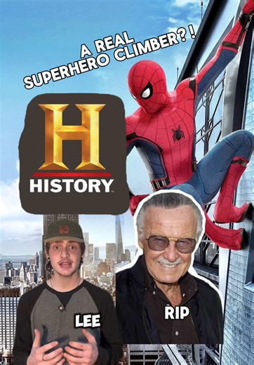 Does anyone else remember this??😂 The history channel and stan lee see if this man is a SUPERHUMAN climber🤷🏼‍♂️😳 #rockclimbing #bouldering #climb #climbing #climbinggym