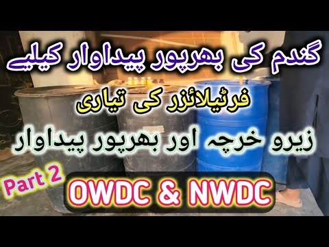 How to Make OWDC & New Waste Decomposer Kavach By Dr Krishan ویسٹ ڈی کمپوزر سے فرٹیلائزر کی تیاری
