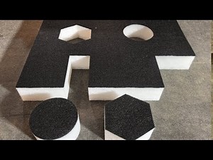 50mm Polyester Fiber Acoustic Panel Cutting Machine | AMOR CNC Oscillating Knife Cutting Machine