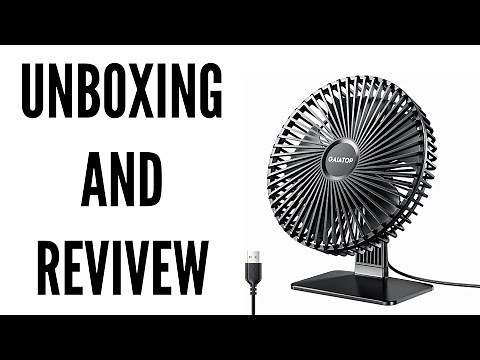 Mini Powerful Personal Table Cooling Fan | GAIATOP USB Fan Unboxing and Review