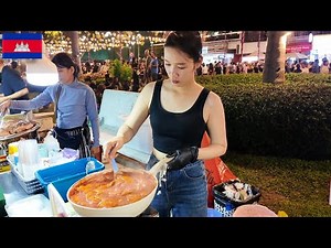 🇰🇭 Cambodia Street Food Tour 2025 | Delicious Phnom Penh Food Collection at Chaktomuk Riverside 🍜