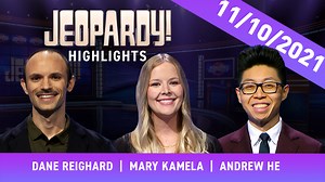 Last night's episode from November sparked an Andrew He streak. Watch the highlights below. | Jeopardy!