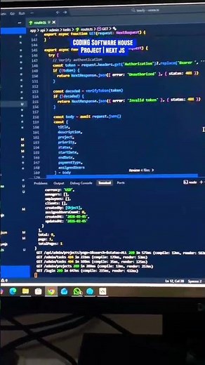 Code like a pro 😎 | working on new project #coding #programming #devlife