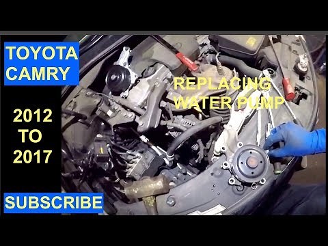 How to replace Water pump on 2012-2017 Toyota Camry